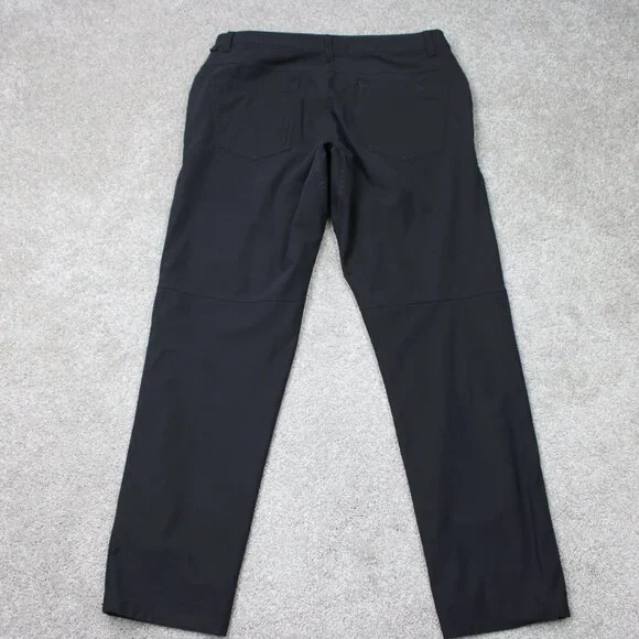 Lululemon Pants Mens 32 Black ABC Warpstreme Classic fit Straight 30" inseam - Picture 5 of 12